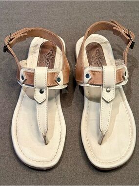 Freebird Sorrento Leather T-Strap Sandals